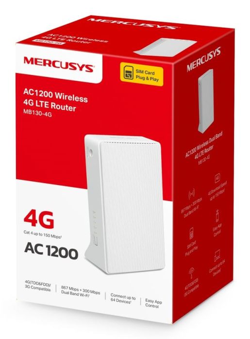 Wireless Router MERCUSYS Router MB130-4G – 7