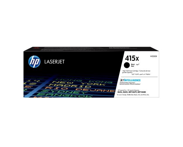 HP 415X (W2030X) Lazerinė kasetė, Juoda – 2