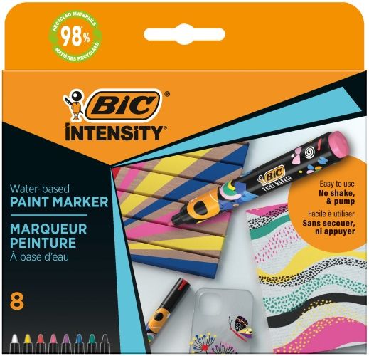 BIC Žymeklis Intensity Paint Marker 8 spalvų rinkinys – 2