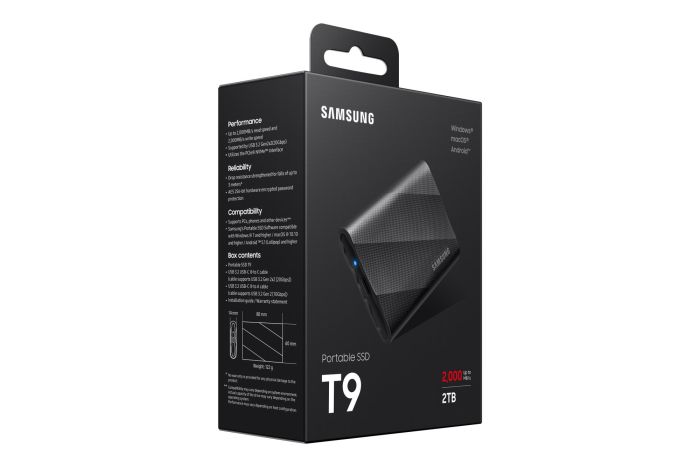 External SSD SAMSUNG T9 2TB – 14