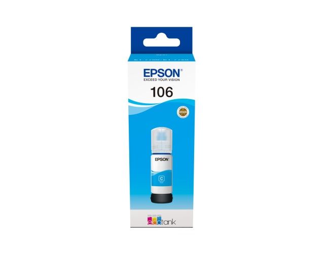 Epson 106 EcoTank (C13T00R240) Rašalo papildymo buteliukas, Žydra – 2