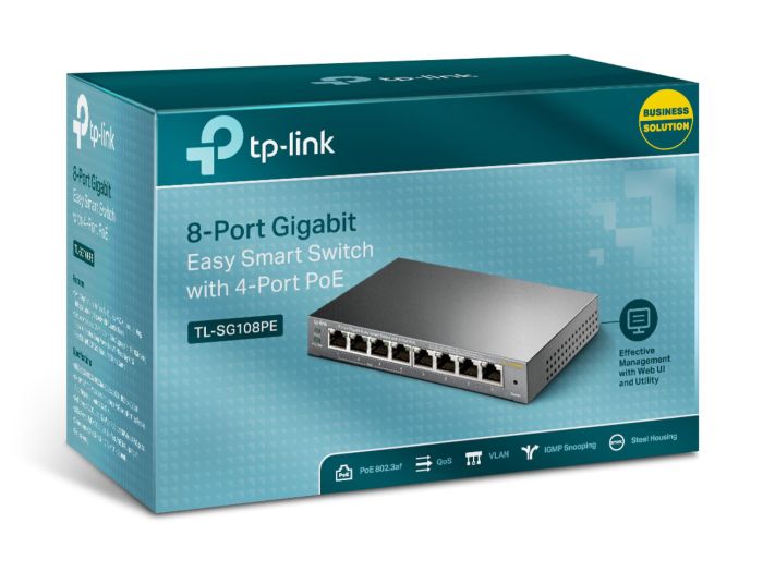 Switch TP-LINK TL-SG108PE – 5