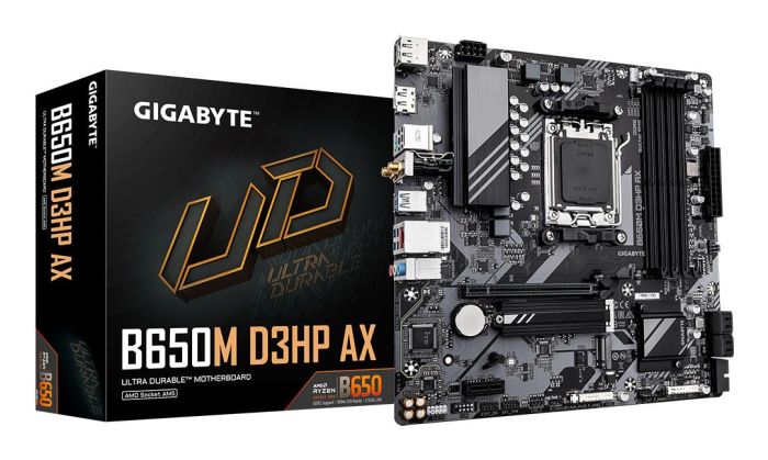 Mainboard GIGABYTE AMD B650 micro ATX 4xSlots B650M D3HP AX 1.3 DDR5