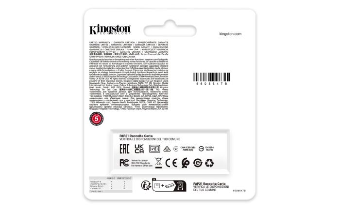 MEMORY DRIVE FLASH USB3.2/512GB DTXG2/512GB KINGSTON – 6