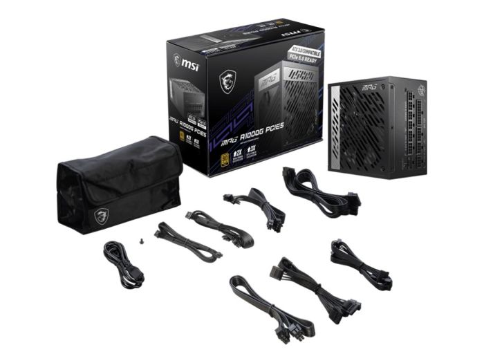 MSI MPG A1000G PCIE5 1000W PSU – 2