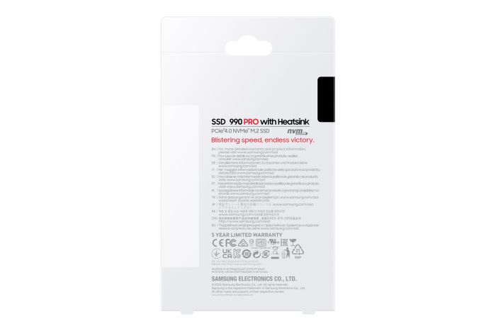 SSD SAMSUNG 990 PRO with Heatsink 2TB – 9