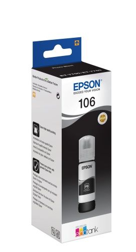 Epson 106 EcoTank (C13T00R140) Rašalo papildymo buteliukas, Foto Juoda – 3