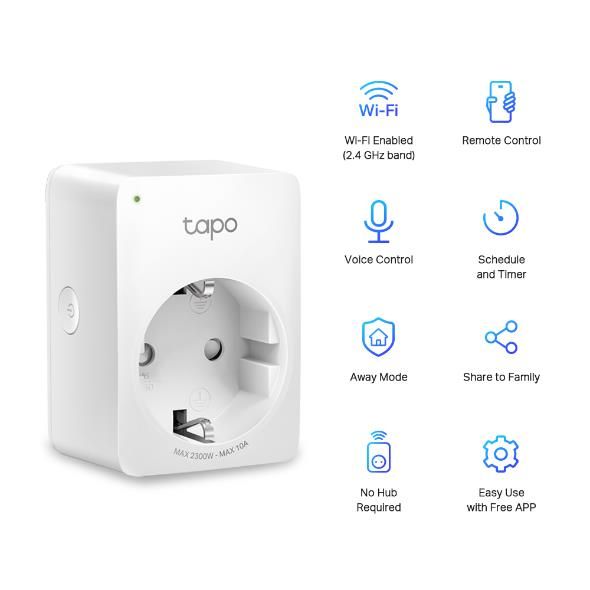 SMART HOME WIFI SMART PLUG/TAPO P100(1-PACK) TP-LINK – 2