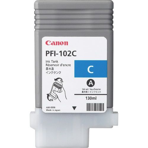 Canon PFI-102C (0896B001) Rašalinė kasetė, Žydra (SPEC) – 2