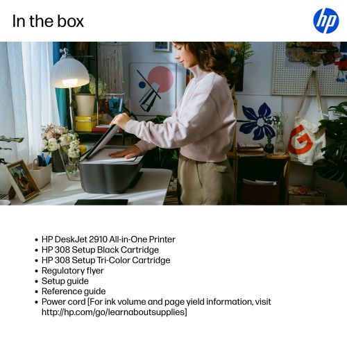 HP DeskJet 2910 AiO Spausdintuvas rašalinis spalvotas MFP A4 7.5 ppm USB Wi-Fi – 5