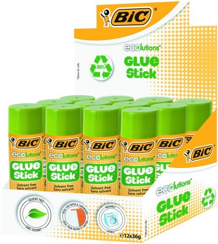 Bic Pieštukiniai klijai Glustic 36 g, pakuotėje 12vnt 528666