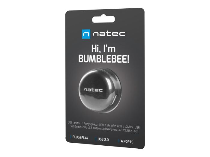 NATEC NHU-1330 Hub USB 2.0 BUMBLEB – 5