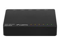 LANBERG switch PoE desktop 5-port 1GB