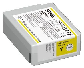 Epson SJIC42P-Y (C13T52M440) Rašalinė kasetė, Geltona – 3