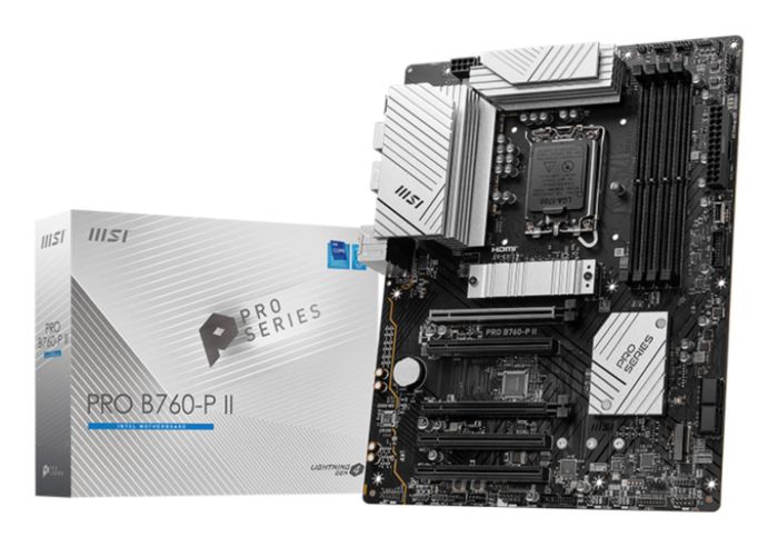 Mainboard MSI Intel B760 Express LGA1700 5xPCI-Express 5.0 16x 2xM.2 DDR5