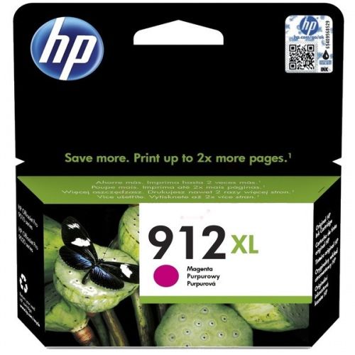 HP 912XL (3YL82AE) Rašalinė kasetė, Purpurinė