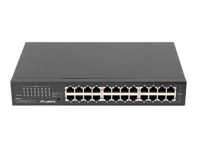 LANBERG switch rack 19inch 24-port 1GB