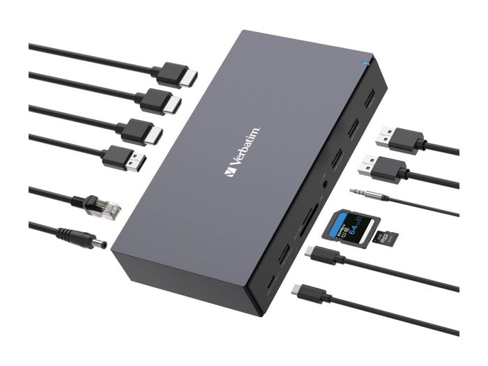 VERBATIM Usb-C Pro Docking Station 17 – 8