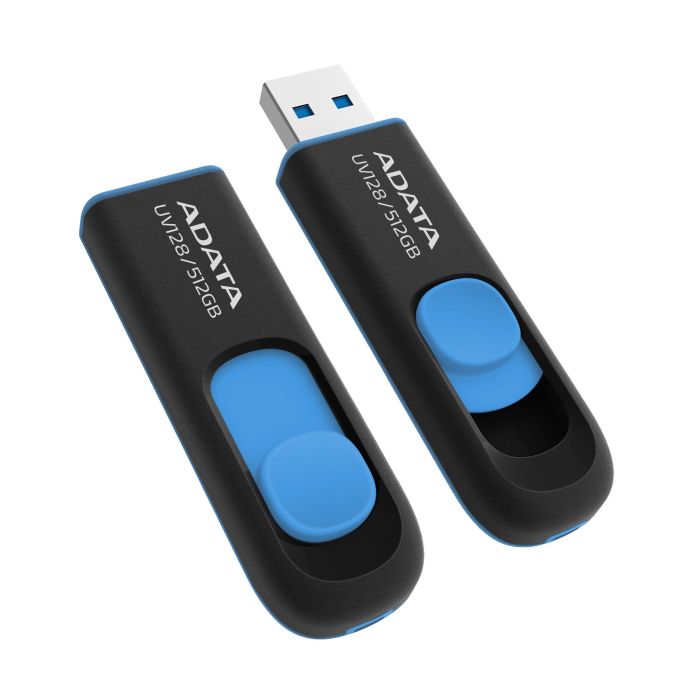 MEMORY DRIVE FLASH USB3 512GB/BLK/BLUE AUV128-512G-RBE ADATA – 2