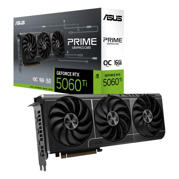 Graphics Card ASUS NVIDIA GeForce RTX 5060 Ti GDDR7 16GB – 10