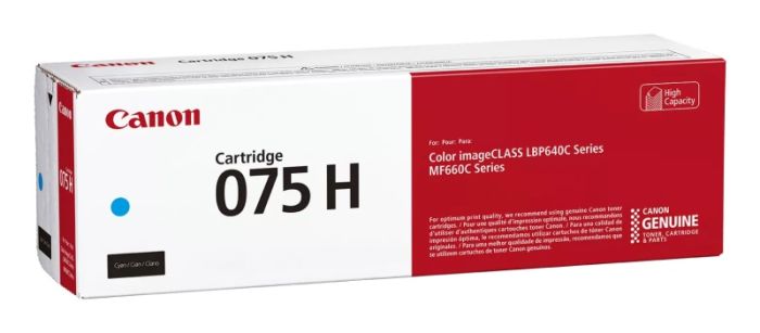 Canon CRG 075H C (6368C002) Lazerinė kasetė, Žydra – 4