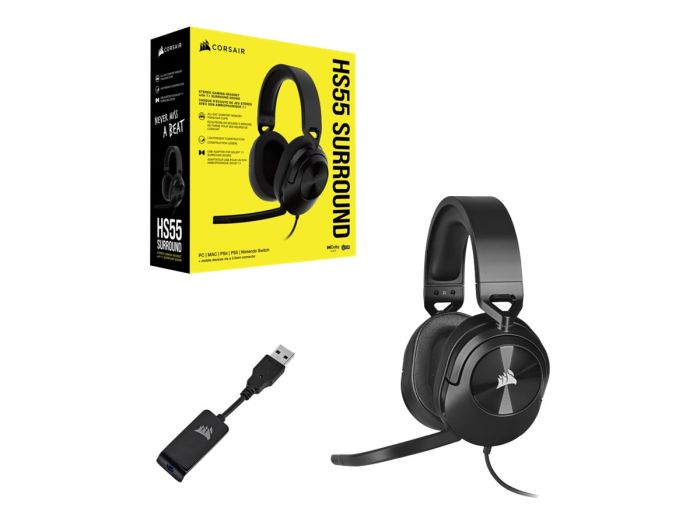 CORSAIR HS55 Surround Headset Carbon EU – 6