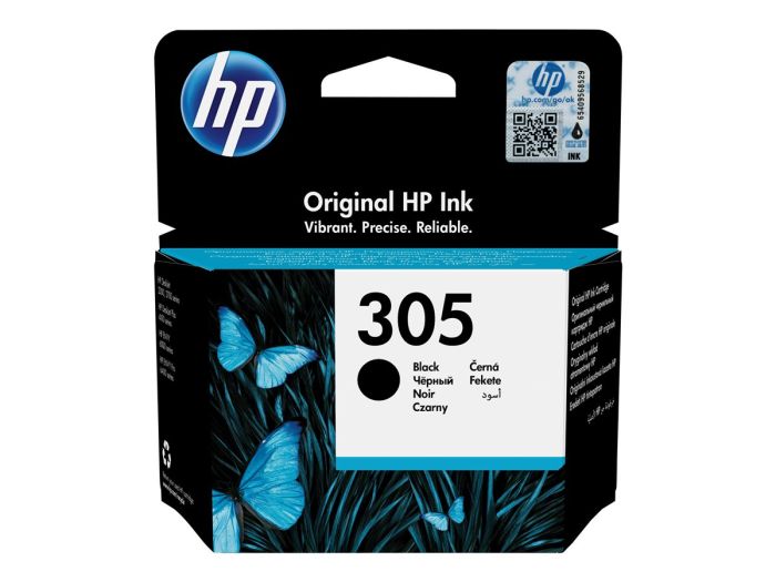 HP 305 Black Original Ink Cartridge – 10