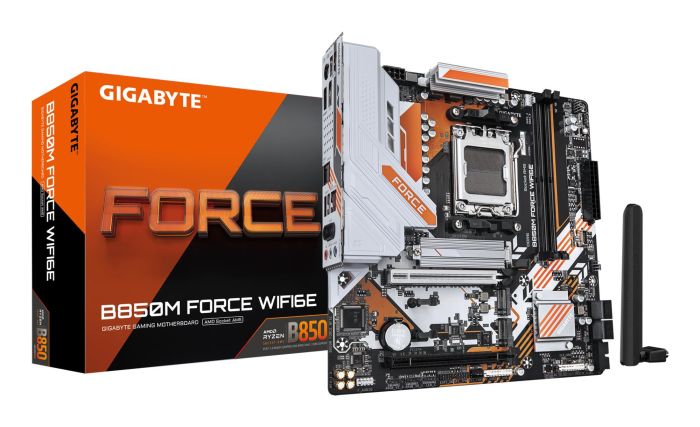 Mainboard GIGABYTE AMD B850 micro ATX 2xSlots B850M FORCE WIFI6E (Rev. 1.2) DDR5