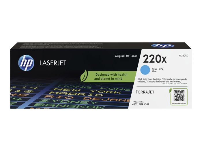 HP 220X Cyan Original LaserJet Toner – 3