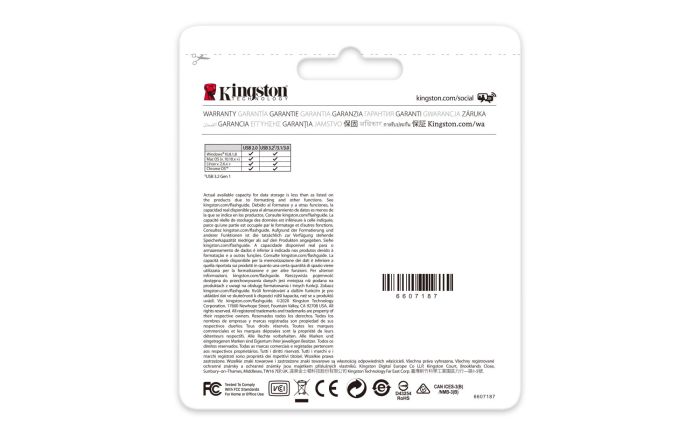 MEMORY DRIVE FLASH USB3.2/128GB DTXM/128GB KINGSTON – 7