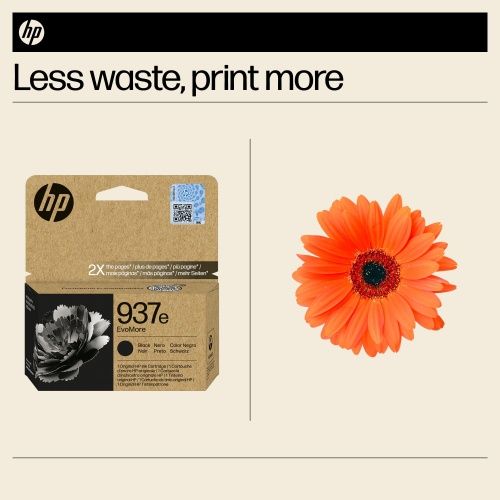 HP 937e EvoMore (4S6W9NE) Rašalinė kasetė, Juoda – 5