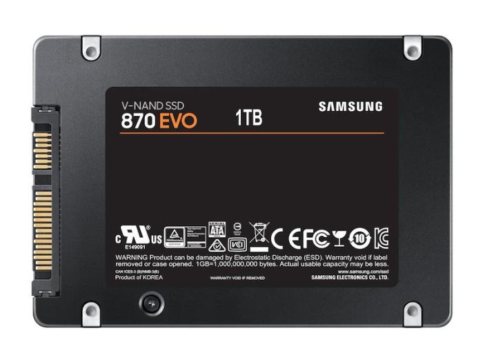SSD SAMSUNG 870 EVO 1TB – 5