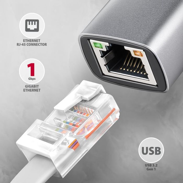 NET ADAPTER USB-C 1GB/ADE-TXPD AXAGON – 3