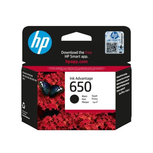HP 650 (CZ101AE) Rašalinė kasetė, Juoda – 5