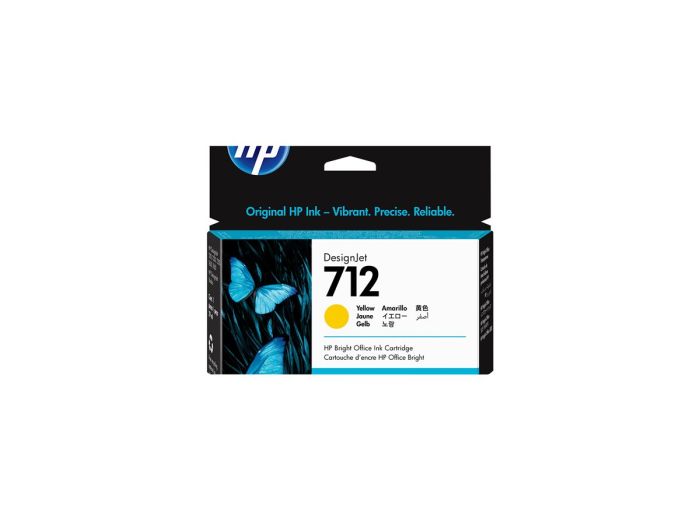 HP 712 29-ml Yellow DesignJet Ink – 2
