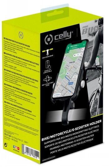 Celly Universal Armor Bike Holder, Black – 2