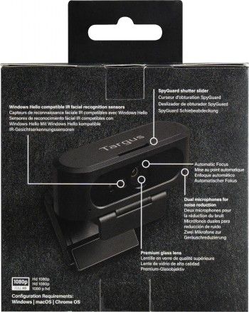 Targus® 2K Webcam With Auto Focus – 8