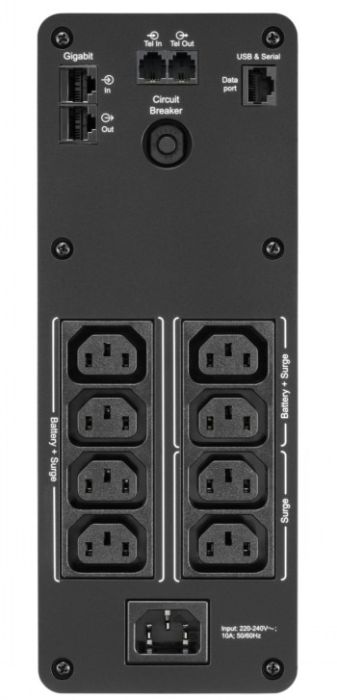 Apc Back Ups Pro Br 1600va, Sinewave,8 Outlets, Avr, Lcd Interface – 3