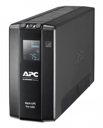 Apc Back Ups Pro Br 650va, 6 Outlets, Avr, Lcd Interface