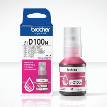 Brother Btd100m Magenta Ink Bottle - 5,000 Pages