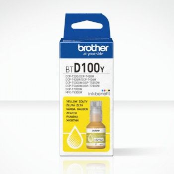Brother Btd100y Yellow Ink Bottle - 5,000 Pages – 2
