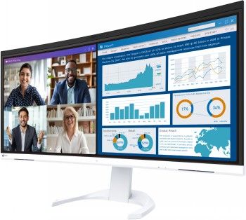 Eizo Ev3450x 34.1" IPS 16:9 2440x1440 Curved Usb-c/94w RJ45 Cam (white) – 13