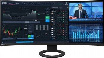 Eizo Ev3895en 37.5" IPS 24:10 3840x1600 Curved Usb-c/85w RJ45 Kvm (black)