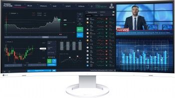 Eizo Ev3895en 37.5" IPS 24:10 3840x1600 Curved Usb-c/85w RJ45 Kvm (white)