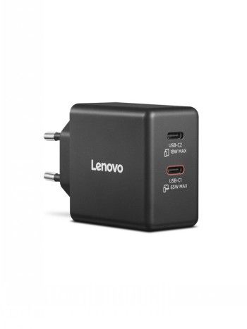 Lenovo Dual USB-C 65W Gan Charger – 3