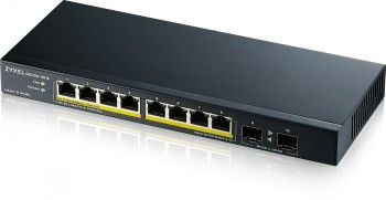 Zyxel Networks Gs1100-10hpv2, Unmanaged Poe 8X Gigabit, 2X Fiber Uplink, 130