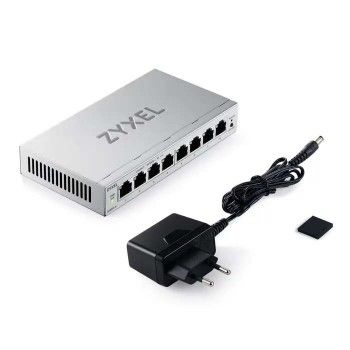 Zyxel Networks GS1200-8 V3, 8 Port Gigabit Webmanaged Desktop Switch (5y – 2