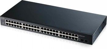 Zyxel Networks GS1900-48 V2, 48-port Gbe L2 Smart Switch, Rackmount (5y