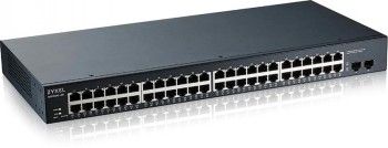 Zyxel Networks GS1900-48 V2, 48-port Gbe L2 Smart Switch, Rackmount (5y – 2