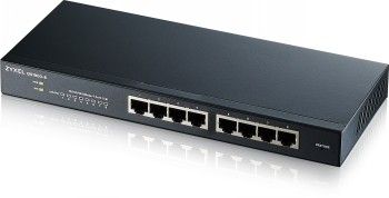 Zyxel Networks GS1900-8 V2, 8 Port Gbe L2 Smart Switch, Desktop, Fanless (5y